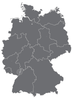 Map of Germany, Focus on Speyer